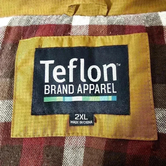 🛑 Teflon Brand Apparel Mens Heavyduty Insullated Full Zip Puffer Work Vest 2X - Picture 8 of 13